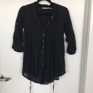 Urban Outfitters Button up, smocked blouse
